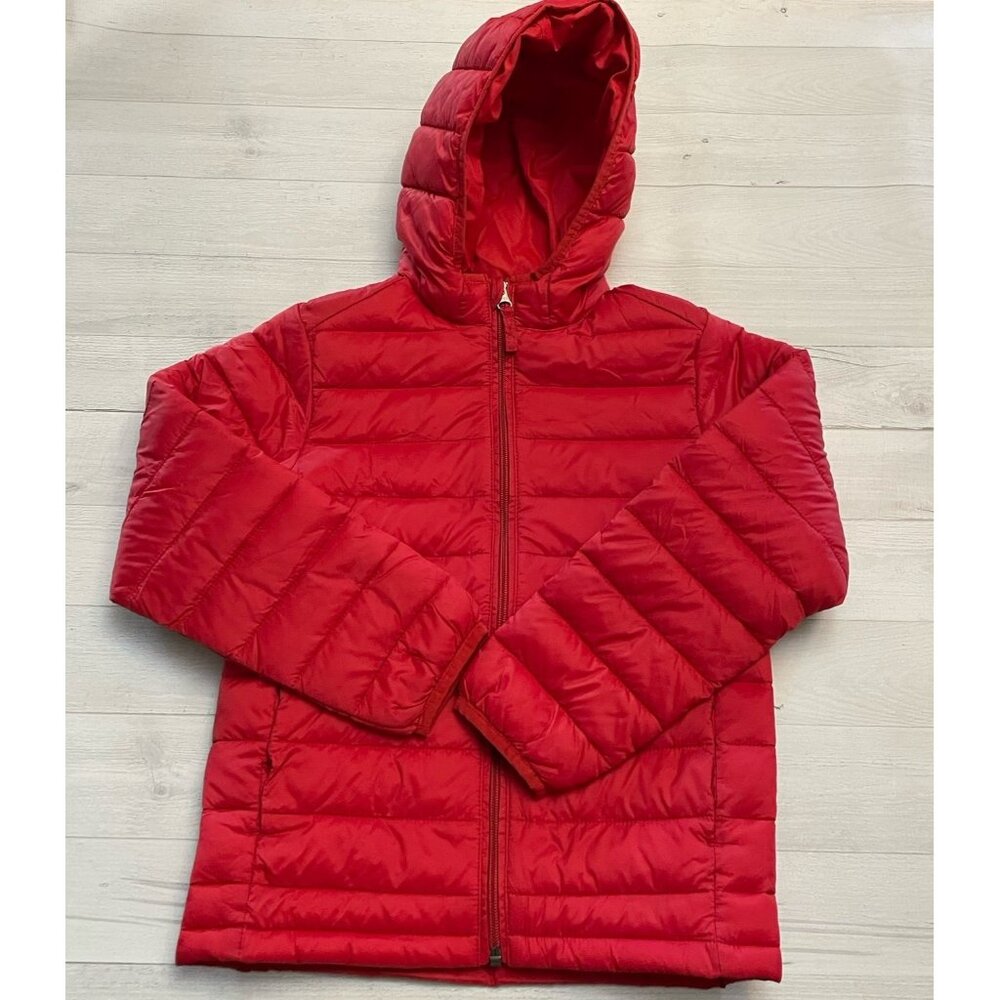 Amazon essentials kids red puffer‎ jacket size 8
